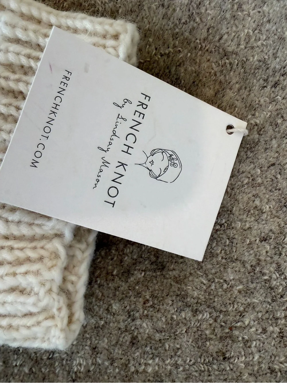 Free people French knot crochet leg warmers